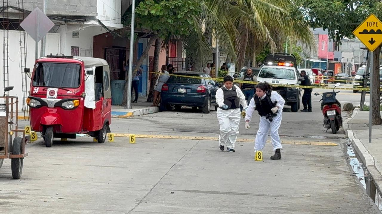 La víctima recibió al menos ocho disparos.