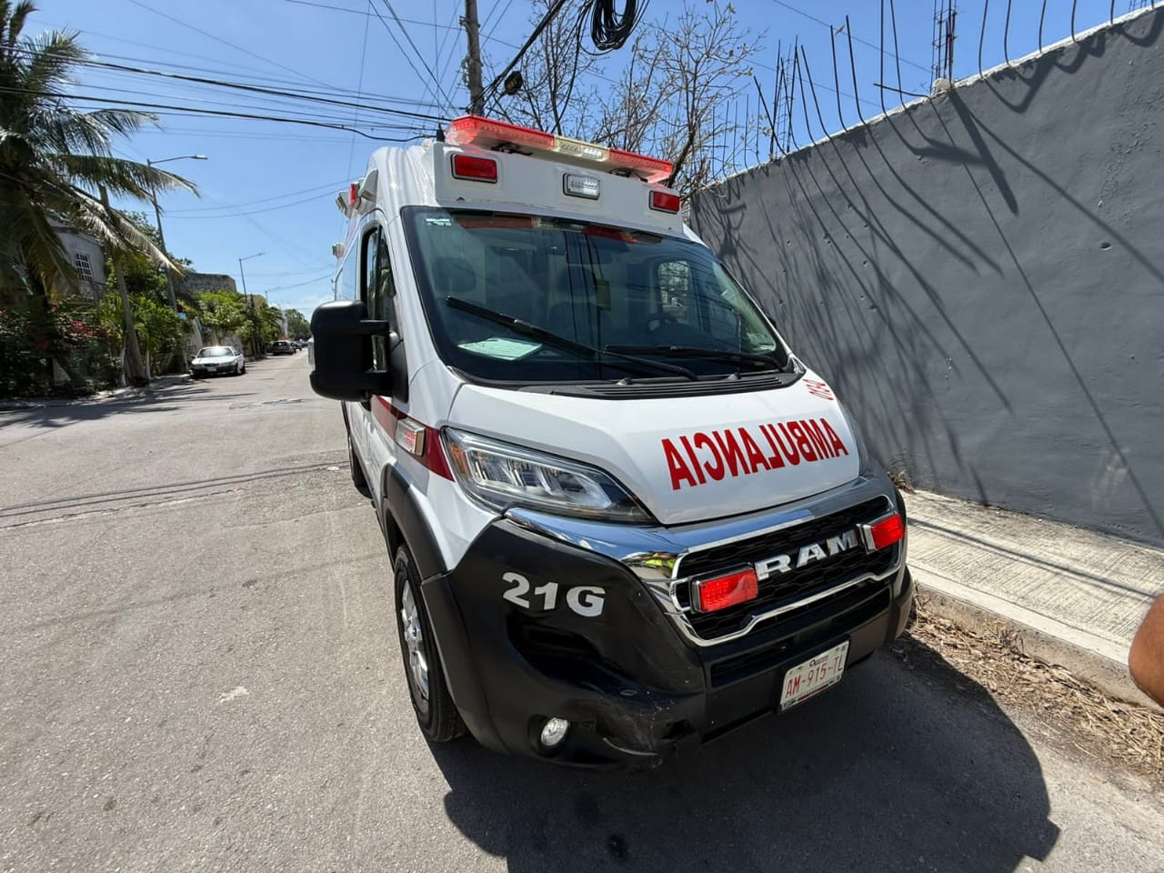 El peritaje determinó que la ambulancia invadió la vía de preferencia