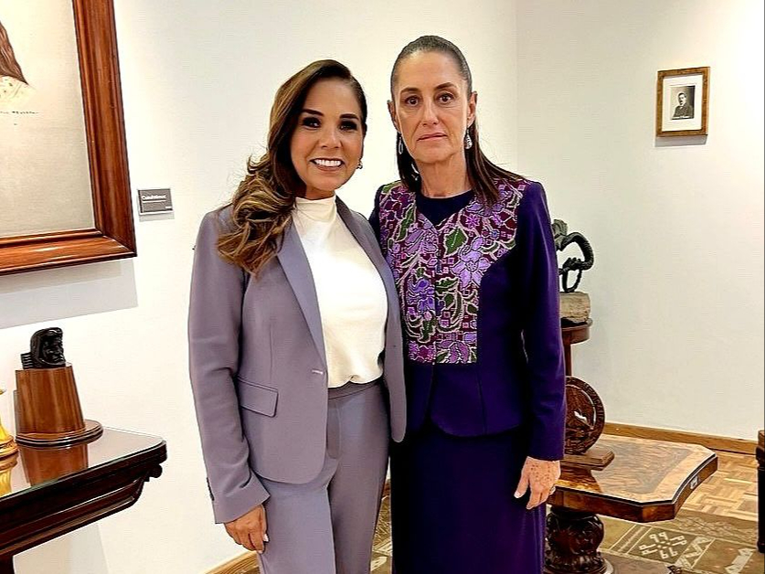Mara Lezama se reunió con Claudia Sheinbaum.