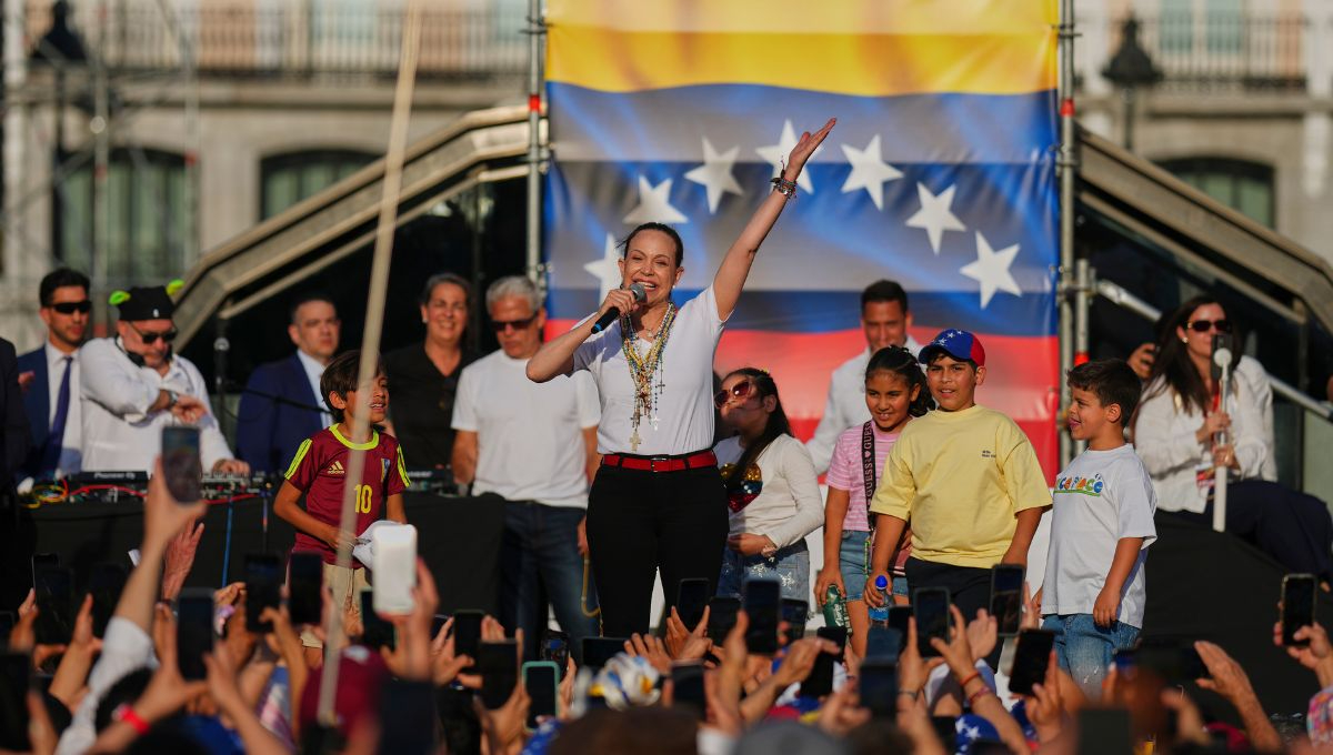 El mensaje de María Corina Machado se dio en medio de cuestionamientos al gobierno encabezado por Delcy Rodríguez