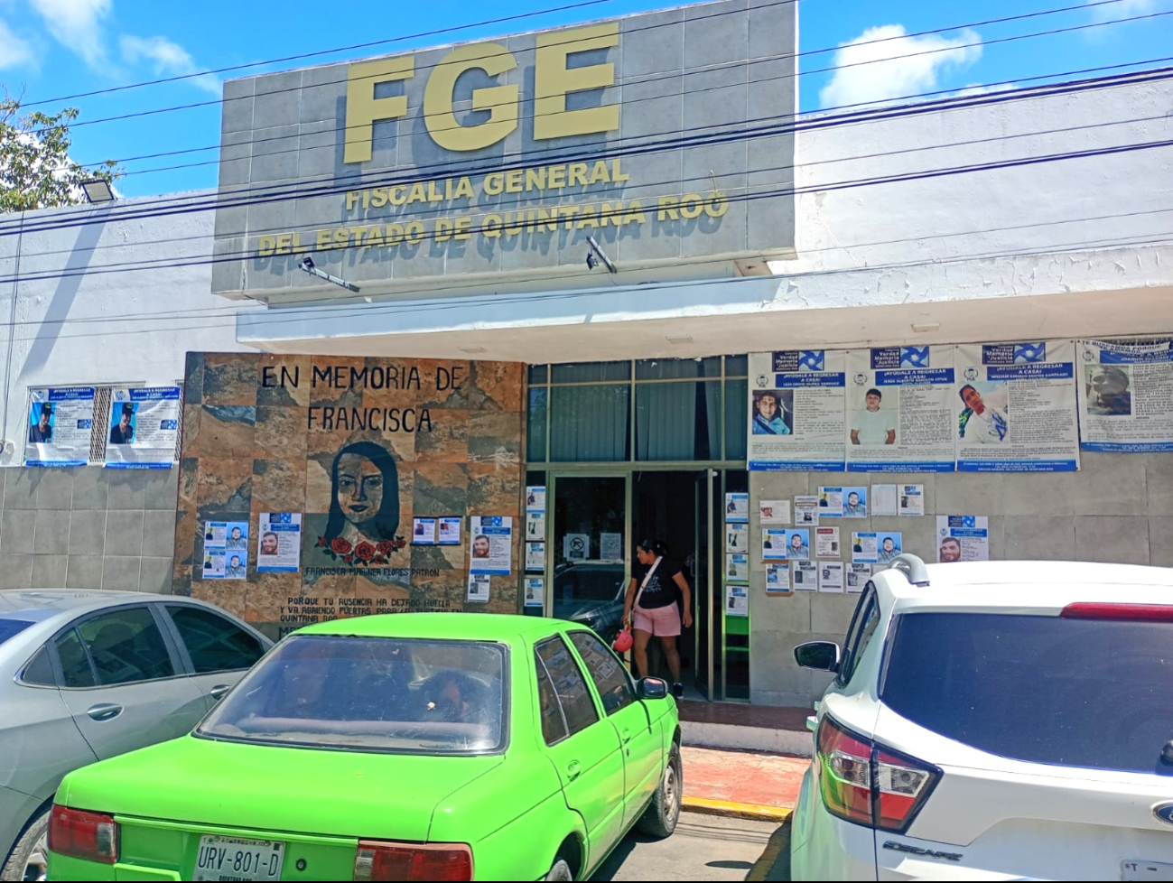 Techos dañados y cables expuestos: así opera la Fiscalía en Chetumal