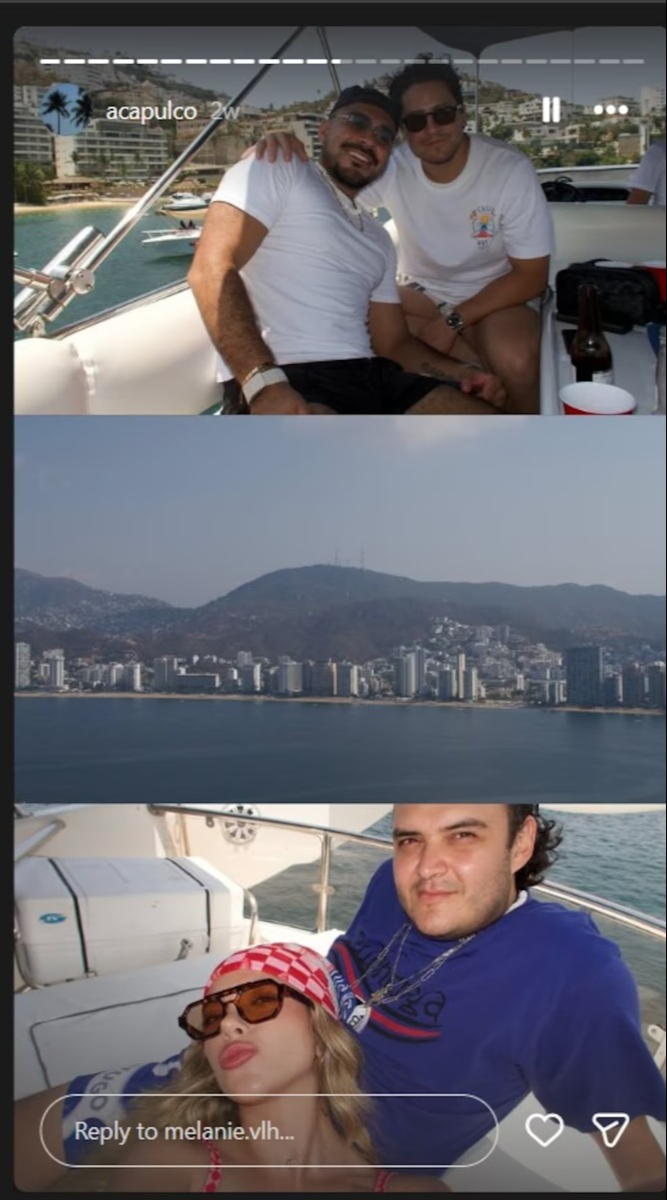 Melanie Lattanzi, novia de Fofo Márquez con otro hombre en redes sociales.