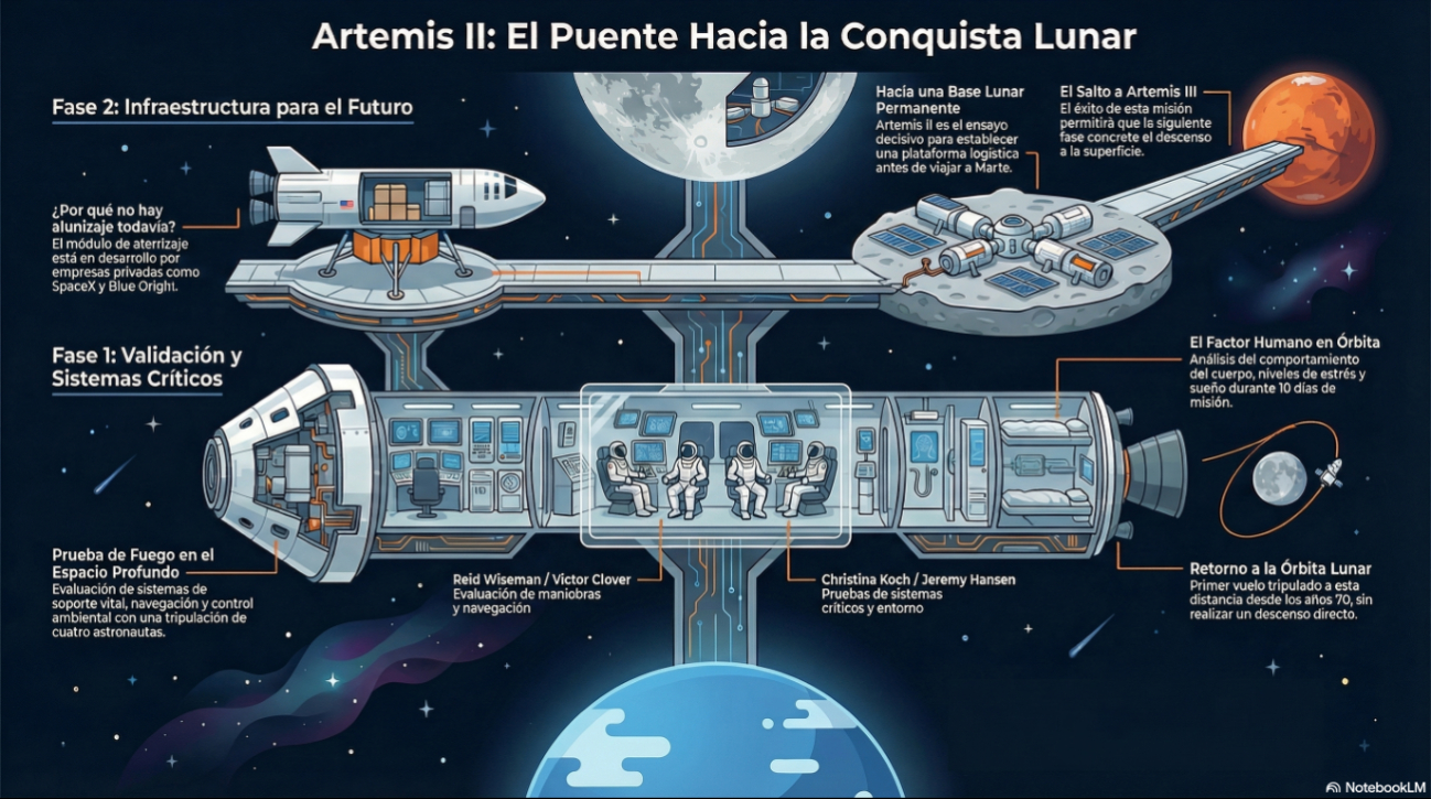 El éxito de Artemis II será determinante para el calendario del programa Artemis