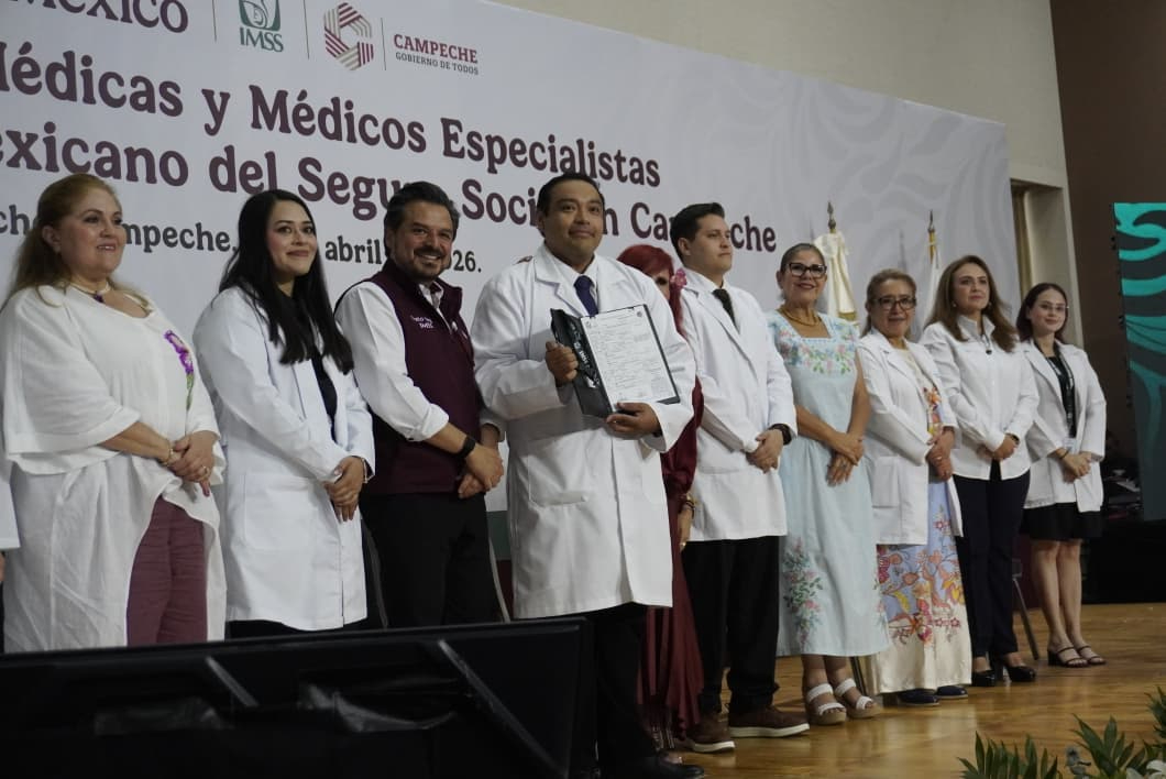 El Instituto Mexicano del Seguro Social (IMSS) incorpora 142 médicos especialistas en Campeche.