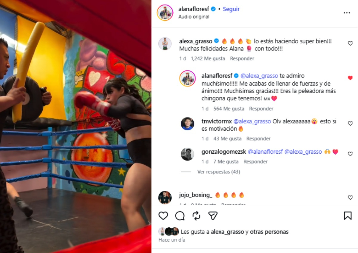 Alexa Grasso apoya a Alana Flores previo a Supernova 2026.