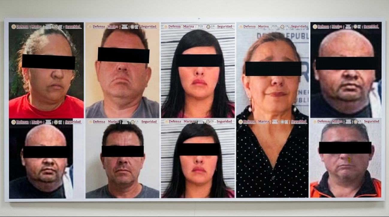 En una operación paralela, otras siete personas fueron detenidas por su participación en el lavado de dinero derivado del huachicol.