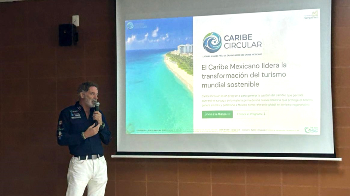 Diferentes sectores económicos de Quintana Roo unen fuerzas para transformar el alga