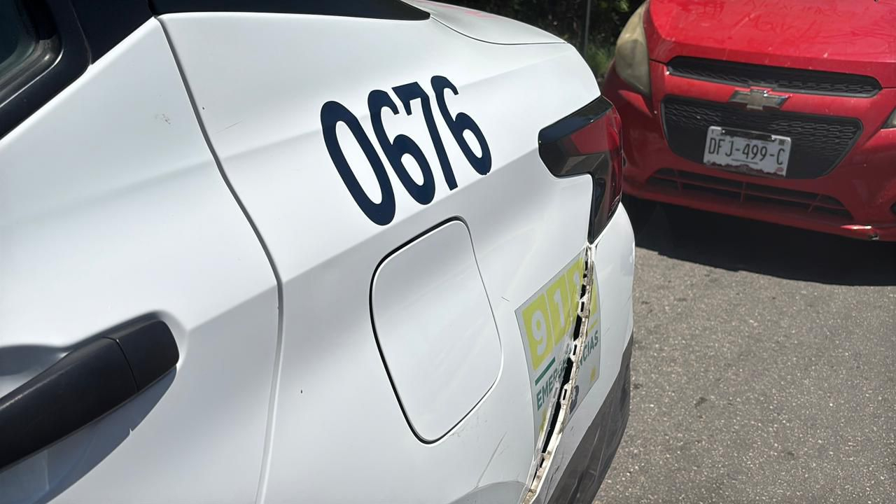 Se registraron daños materiales en ambas unidades.