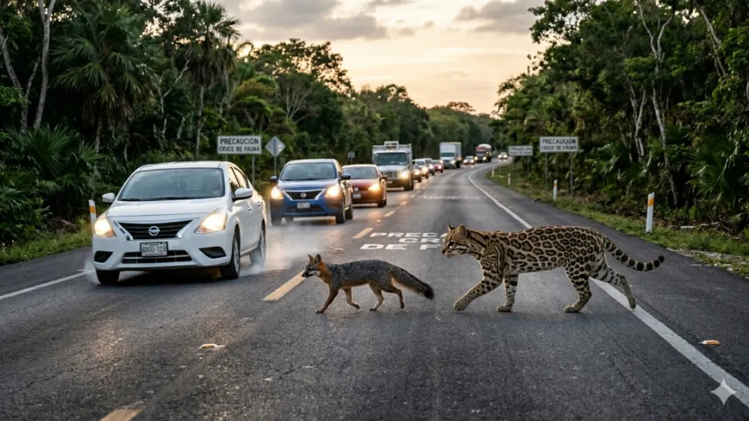 Los atropellamientos representan una de las principales amenazas para la fauna silvestre