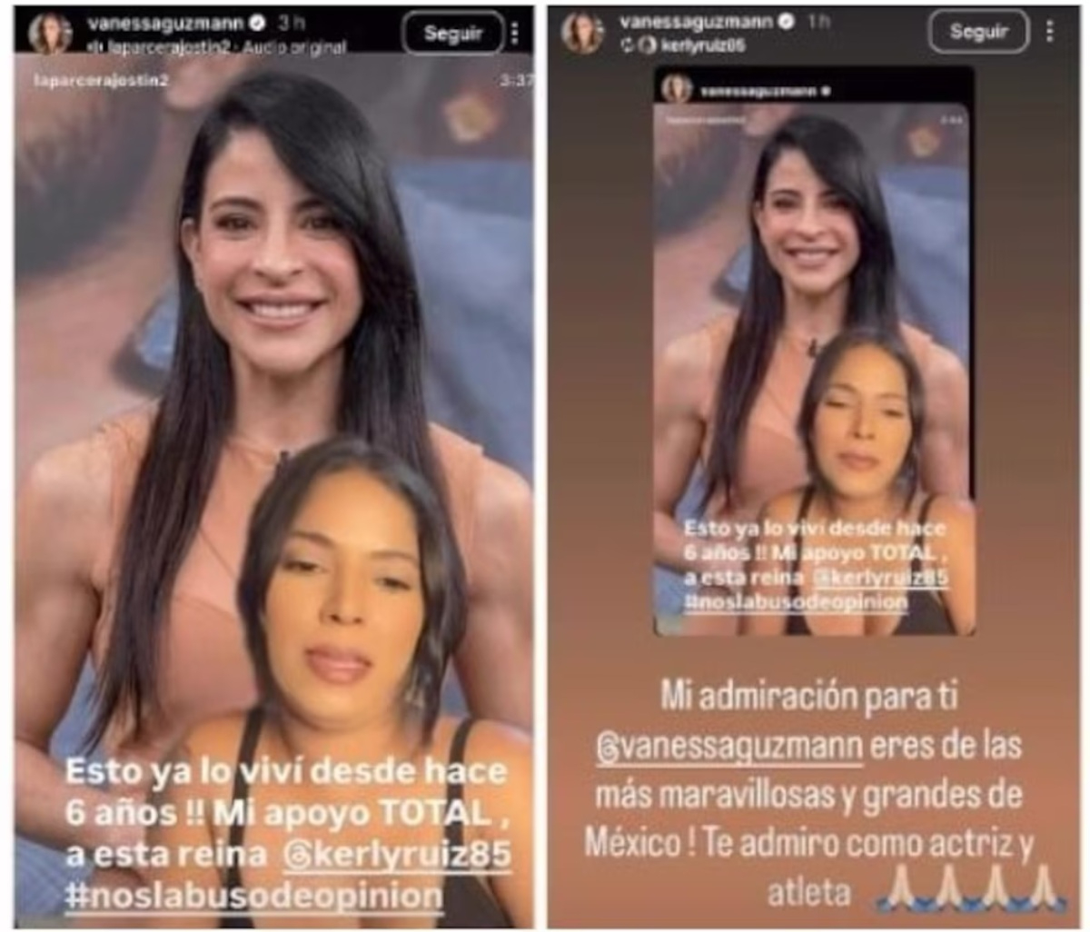 Vanessa Guzmán apoya a Kerly Ruiz ante burlas por su físico.
