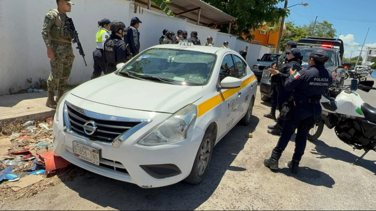 Elementos de seguridad lograron detenerlo minutos después.