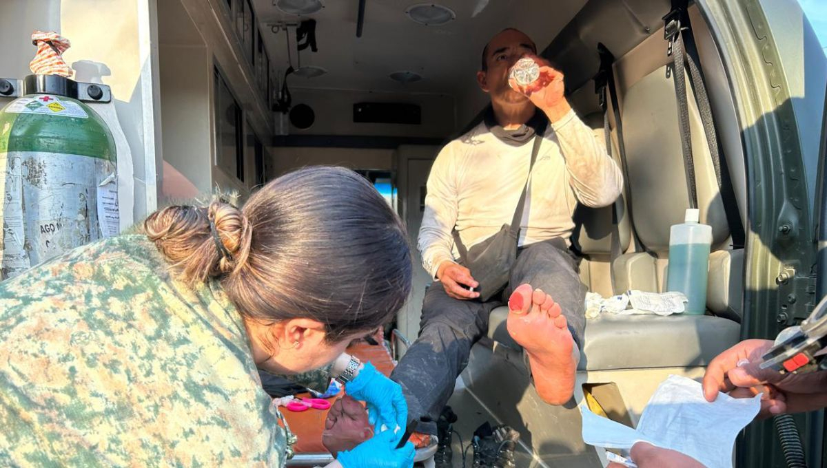 Autoridades detallaron que Juan Díaz Medina fue localizado consciente y en condiciones generales estables