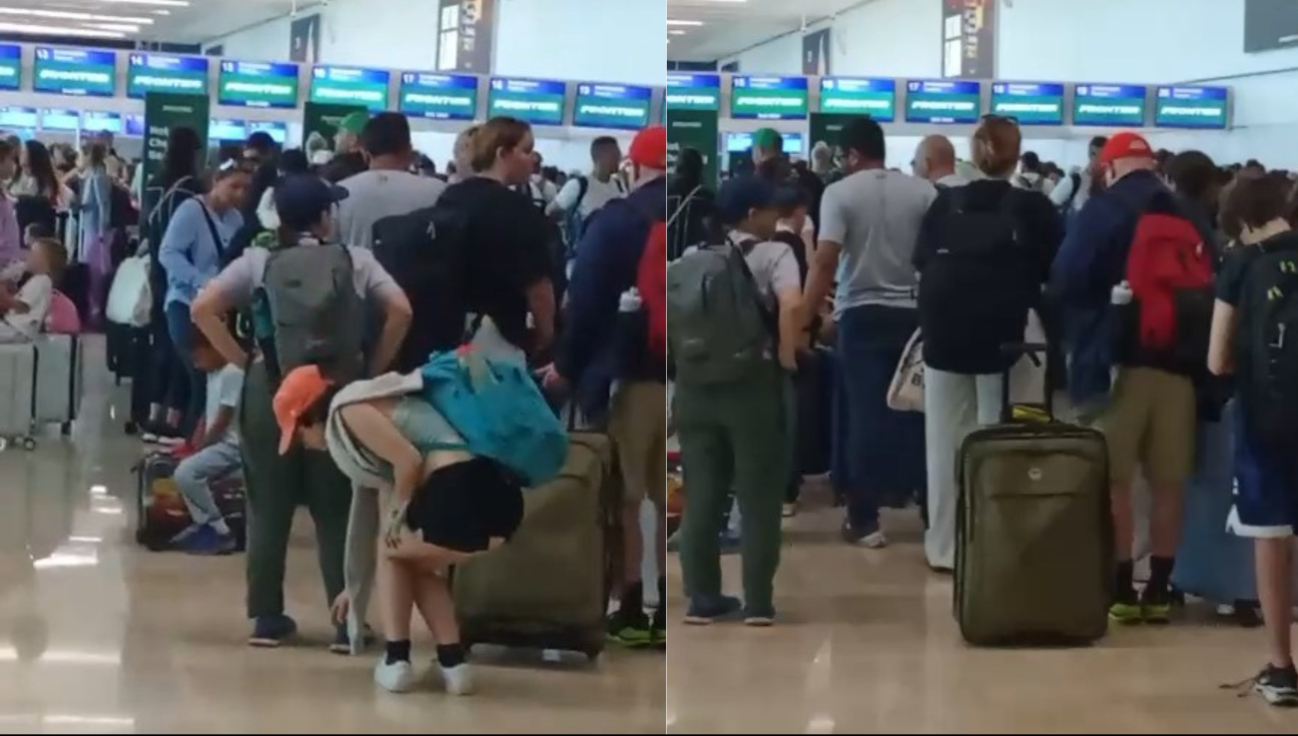 El Aeropuerto Internacional de Cancún registra 668 operaciones aéreas en pleno fin de semana de Semana Santa.