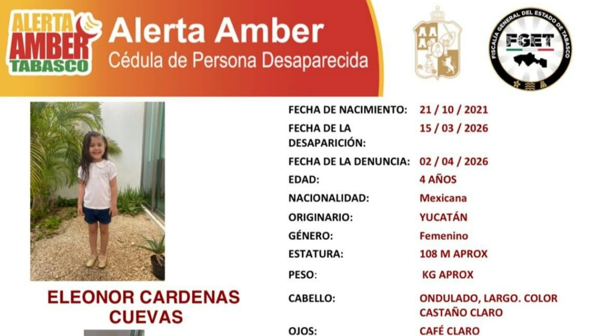 Se solicita el apoyo de la ciudadanía para aportar cualquier información que ayude a dar con su paradero