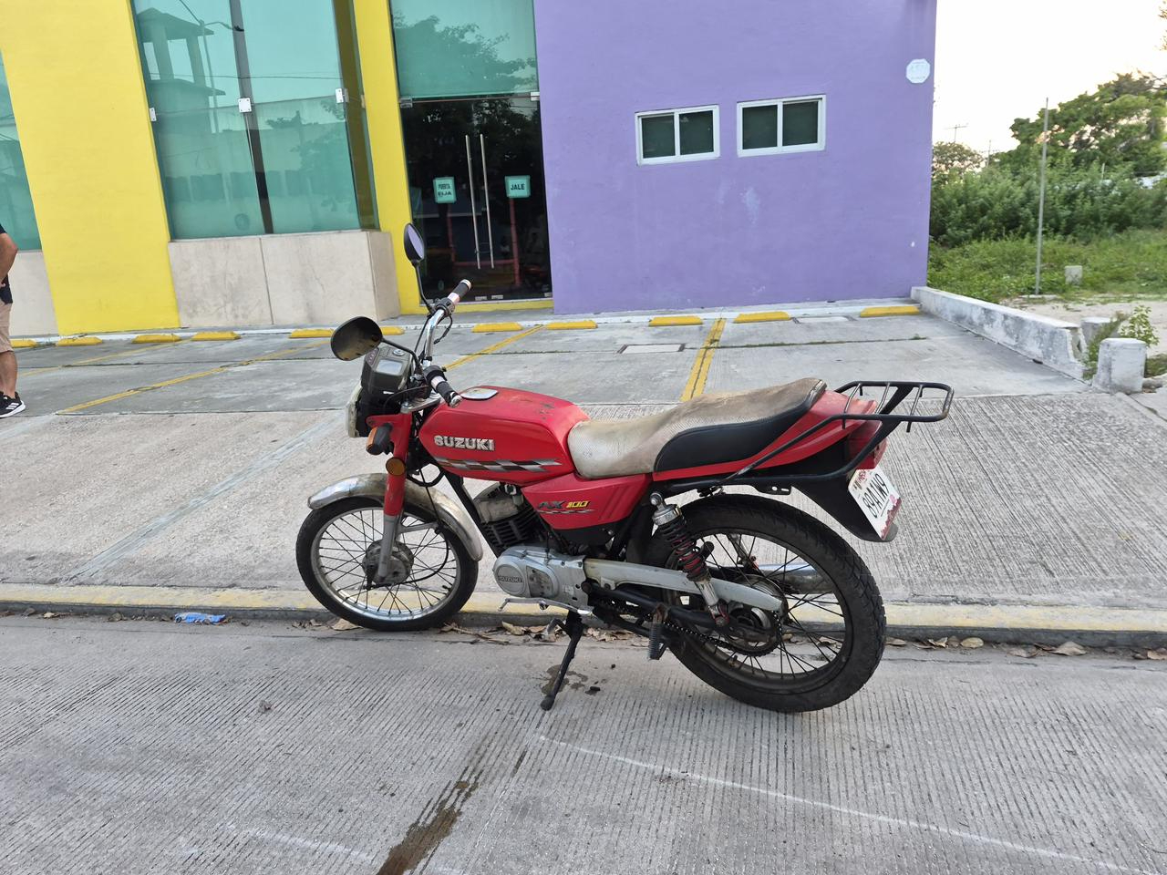 Se desconoce el estado del canino tras el impacto.