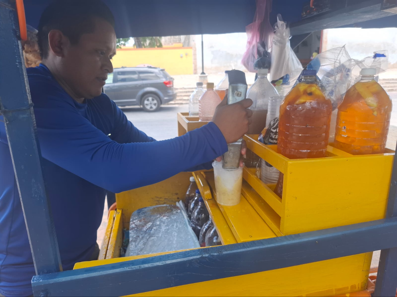 Granizado de plátano, vainilla y horchata gana popularidad en Campeche.