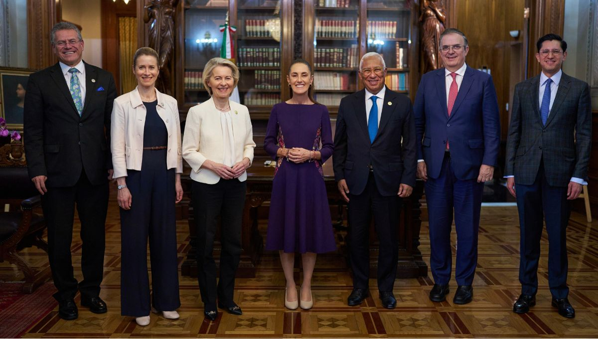 La presidenta Claudia Sheinbaum encabezó este encuentro de alto nivel con los líderes de la Unión Europea