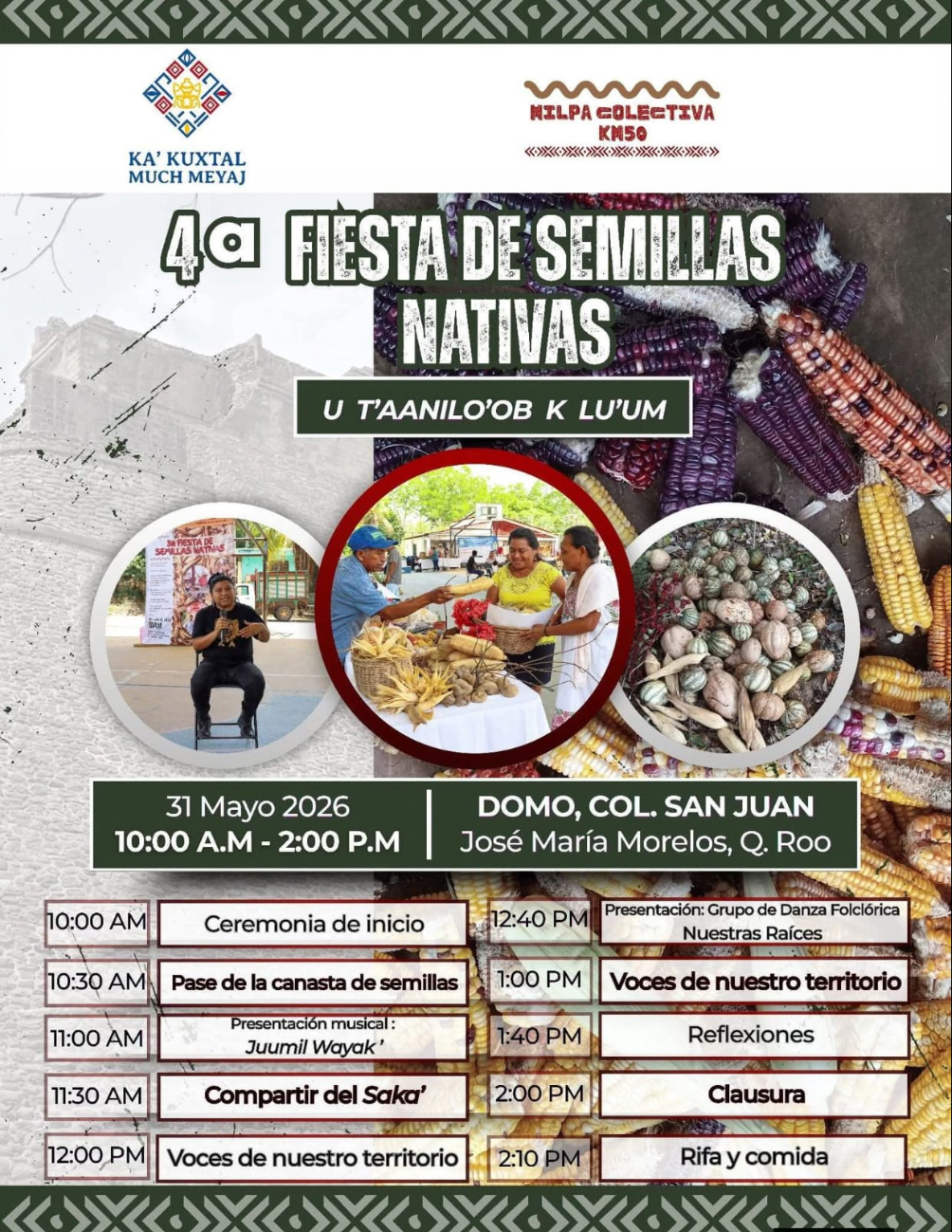 El evento cultural y agrícola se realizará en el domo deportivo de la colonia San Juan