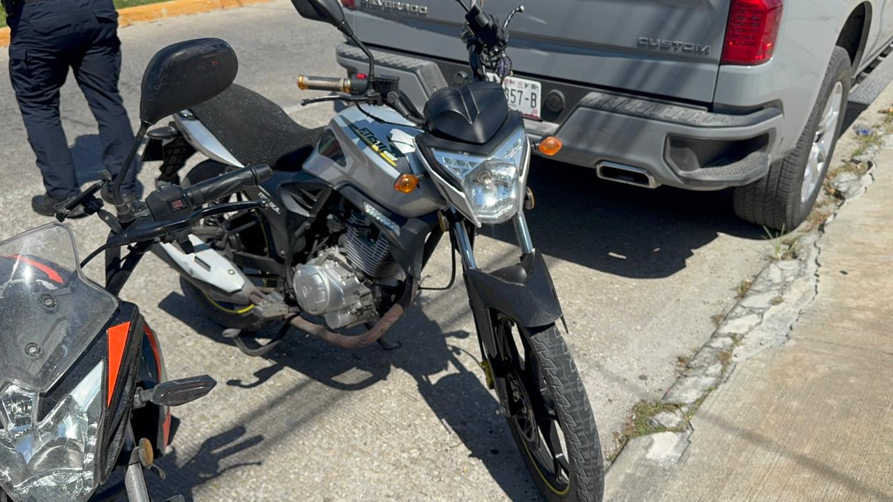 Compañero del lesionado resguardó la unidad para evitar corralón.