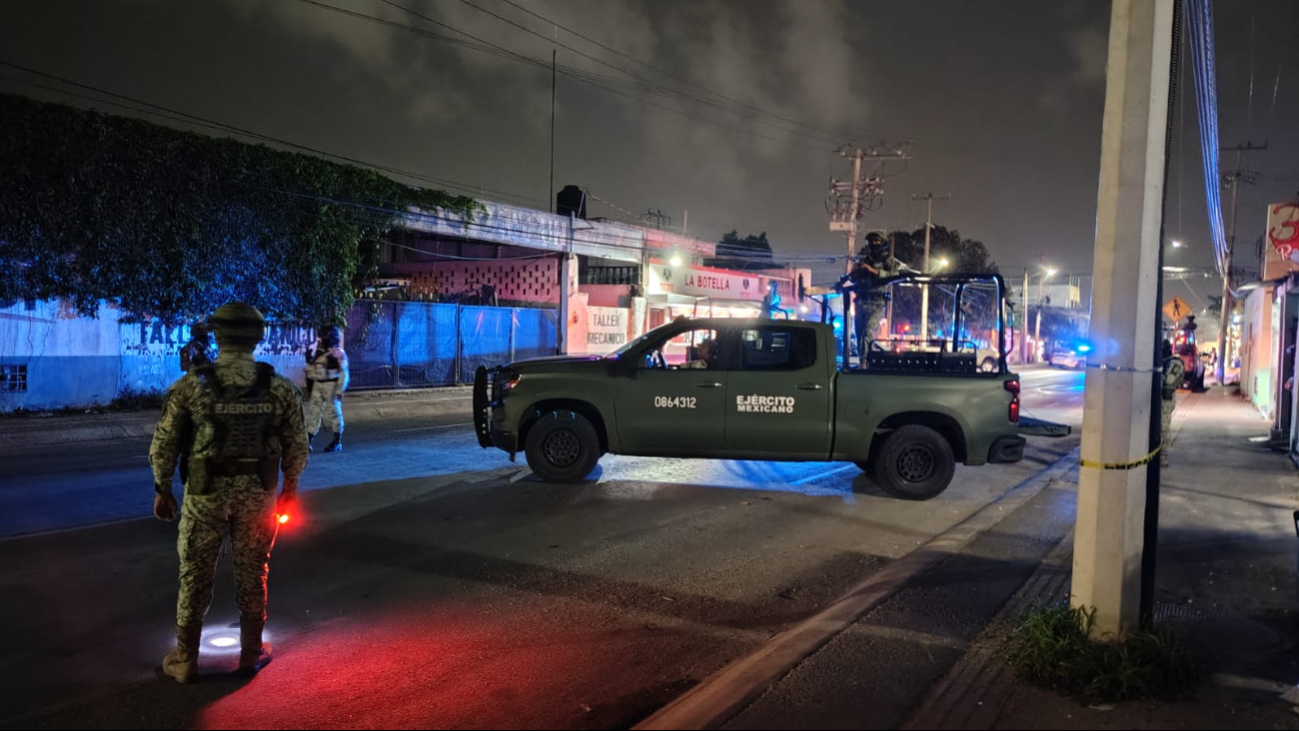Elementos del Ejército, Marina y Guardia Nacional participaron en el operativo.