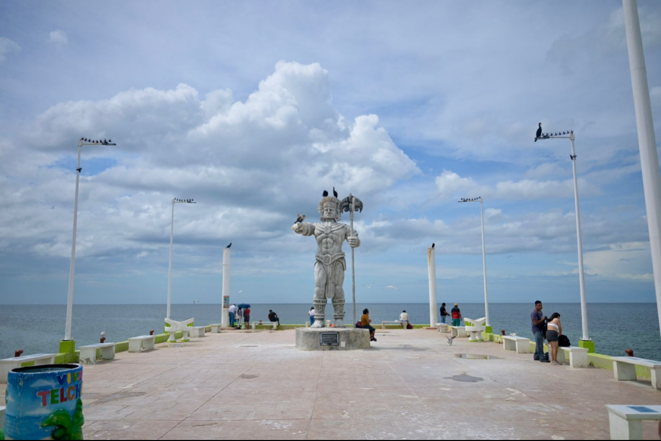 Entre nubes y oleaje, las playas vivieron una jornada de gran afluencia