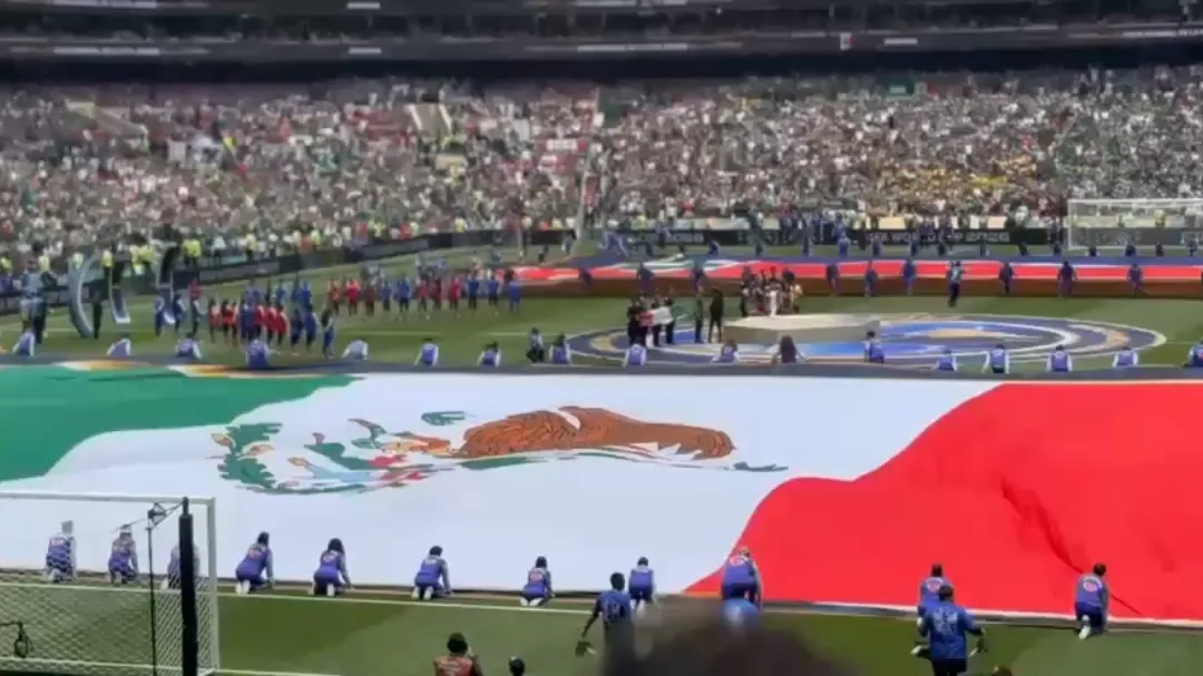 La cancha del Estadio Ciudad de los deportes