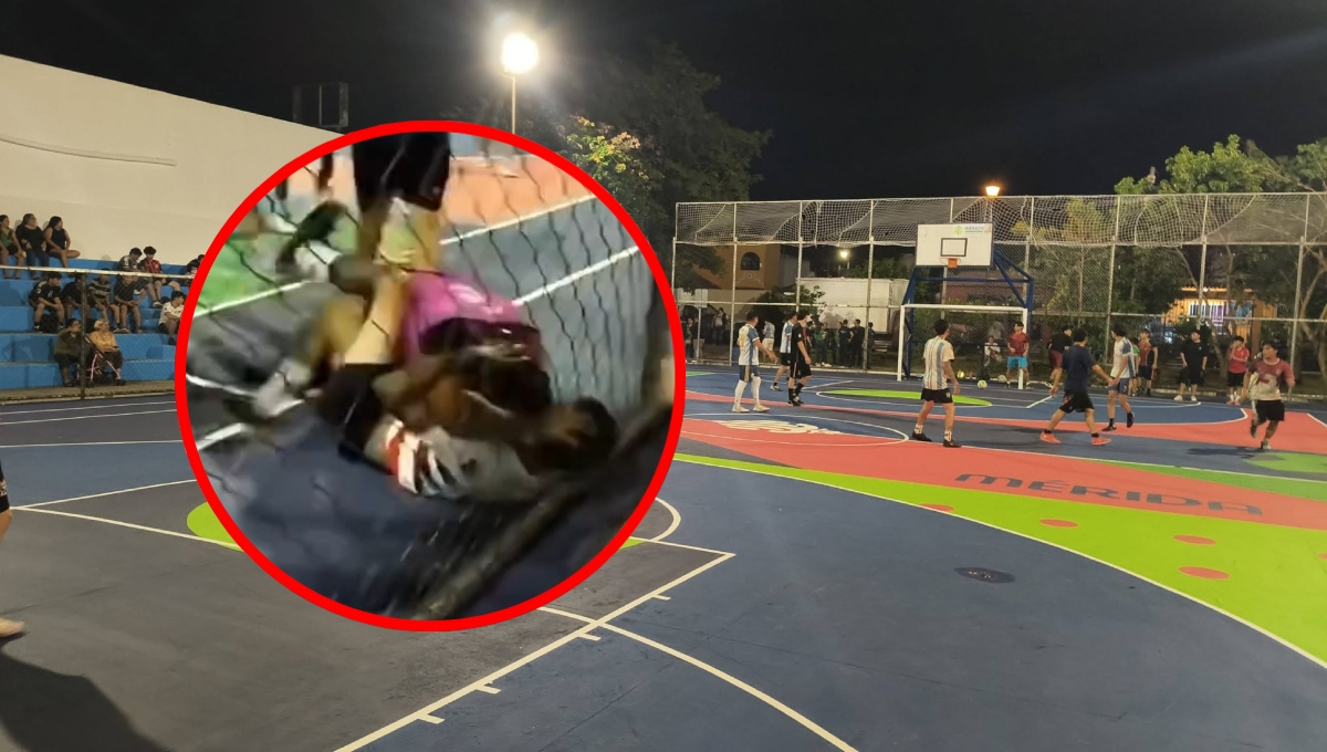 Mundialito en Mérida termina en caos tras agresión de jugador contra árbitro