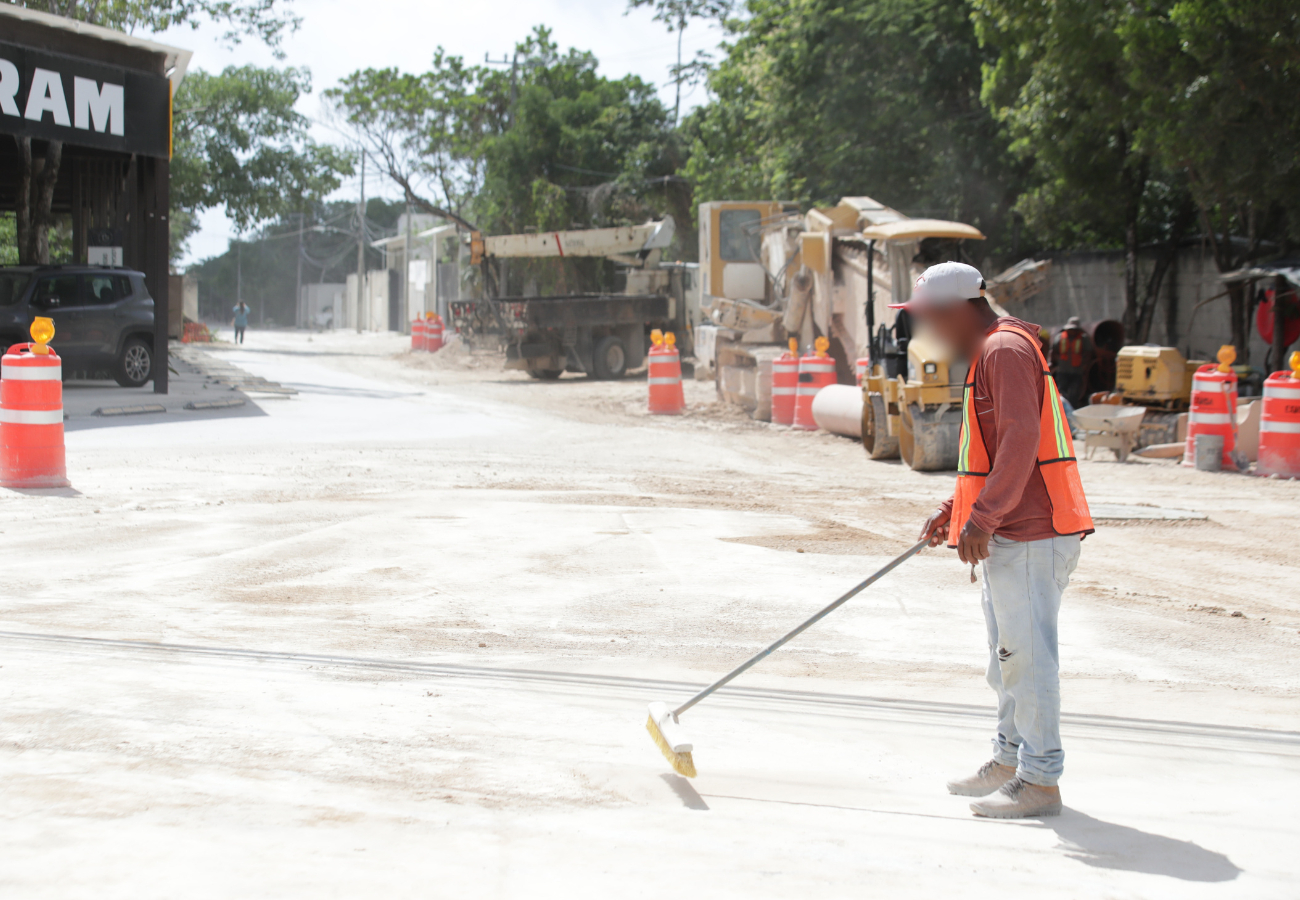 La lentitud de las obras en las calles Olivo y Colegios empiezan a generar molestia.