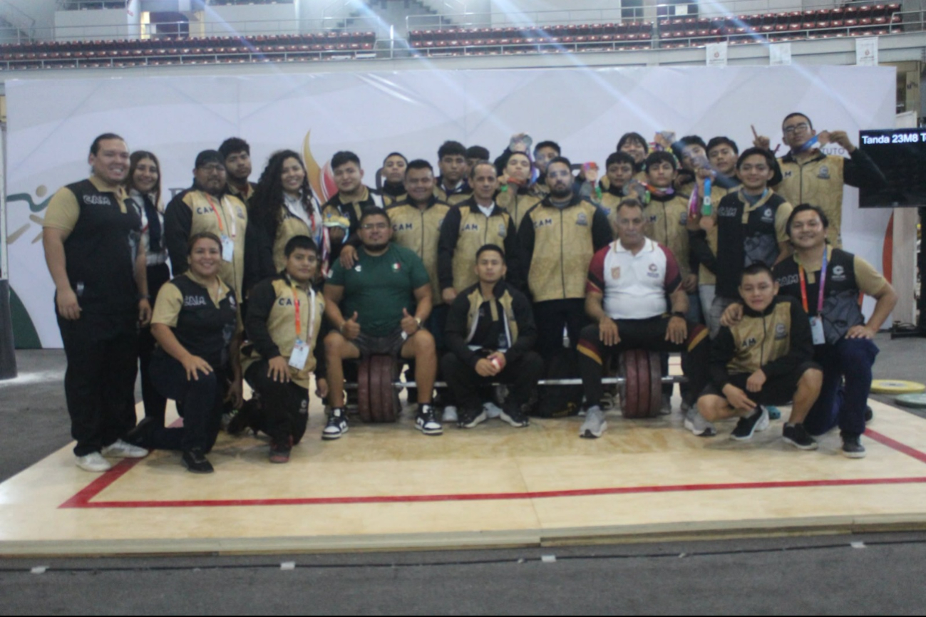 Pesistas campechanos destacan en Nayarit.
