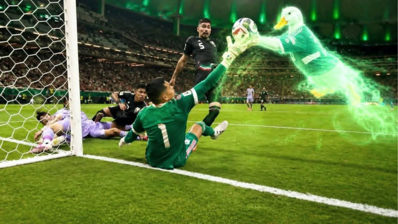 El propio pato Merlín