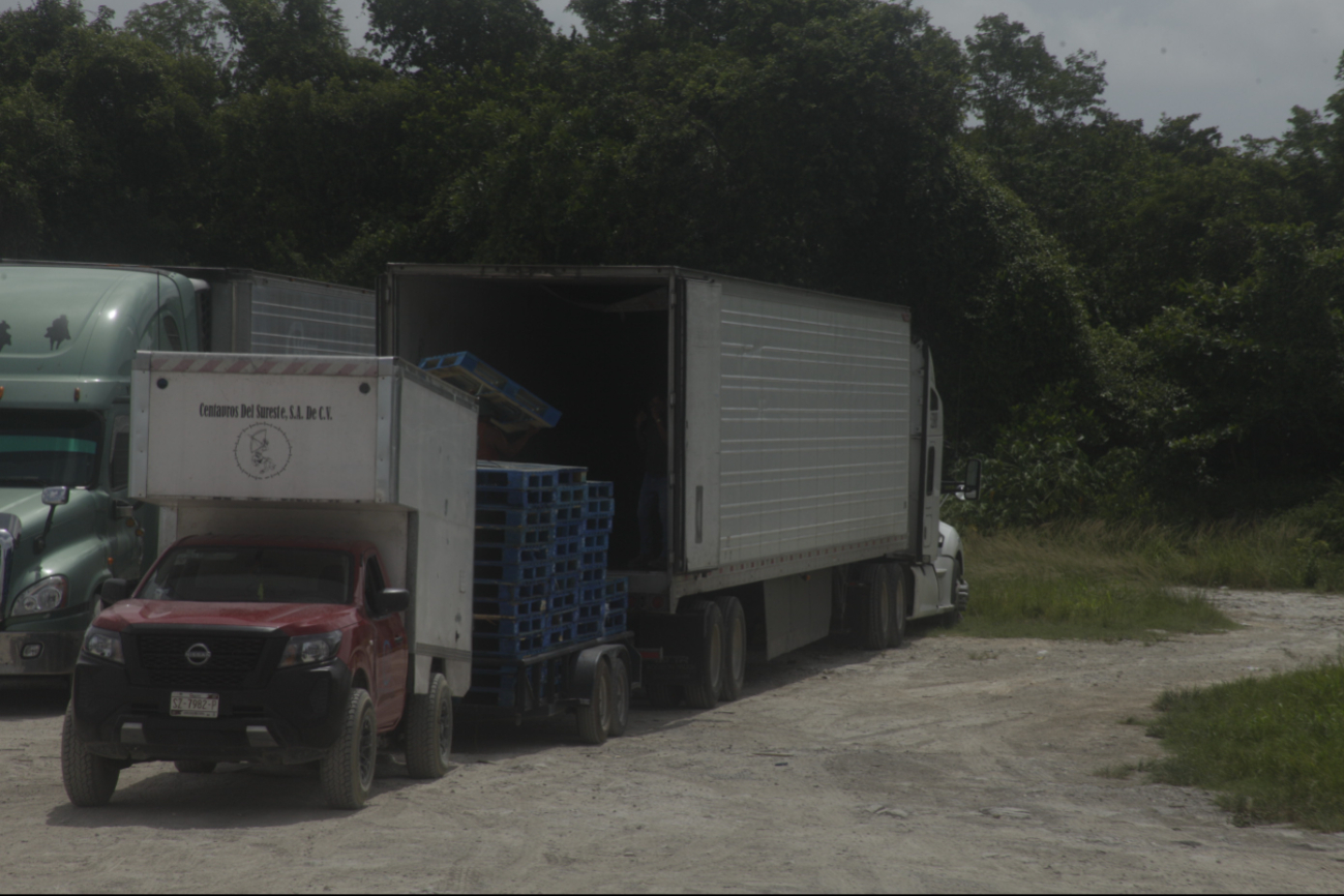A veces, los traileros son interceptados por autoridades cerca de las áreas de descarga