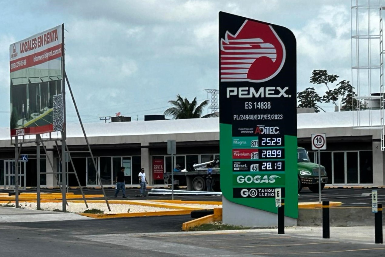 En cuanto a la Premium, la estación Go Gas, en la avenida Bonampak, la tiene en $28.99