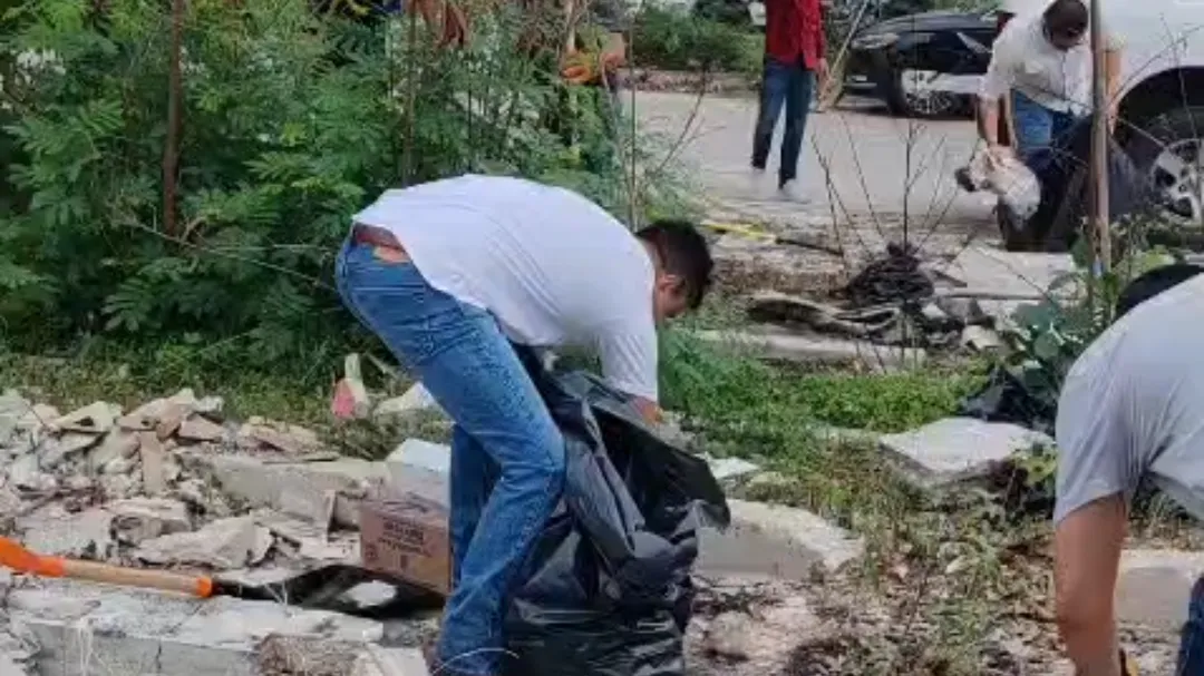 SPSC limpia la Ex Quinta Belén tras décadas de abandono