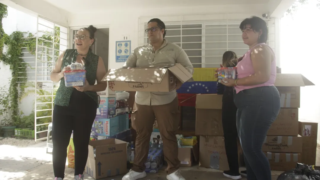 Este es el centro de acopio en Cancún; enviarán ayuda a Venezuela