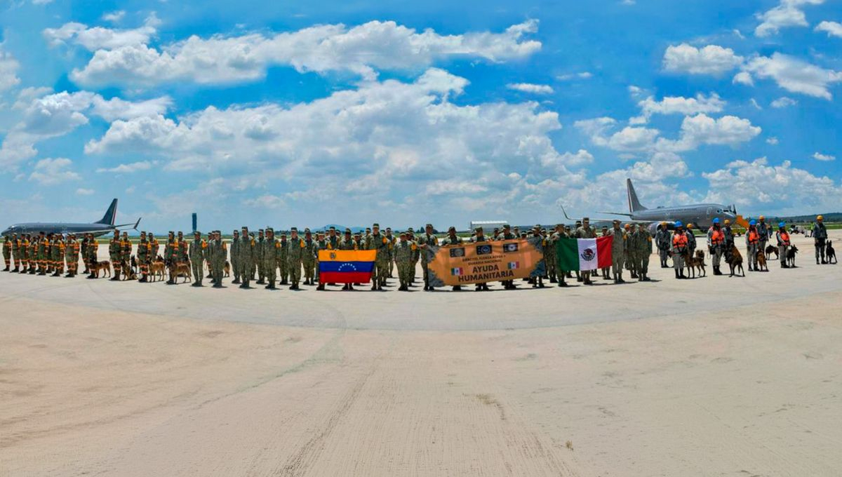 México envió insumos médicos, herramientas y equipo especializado en tres aviones que fueron recibidos por autoridades venezolanas