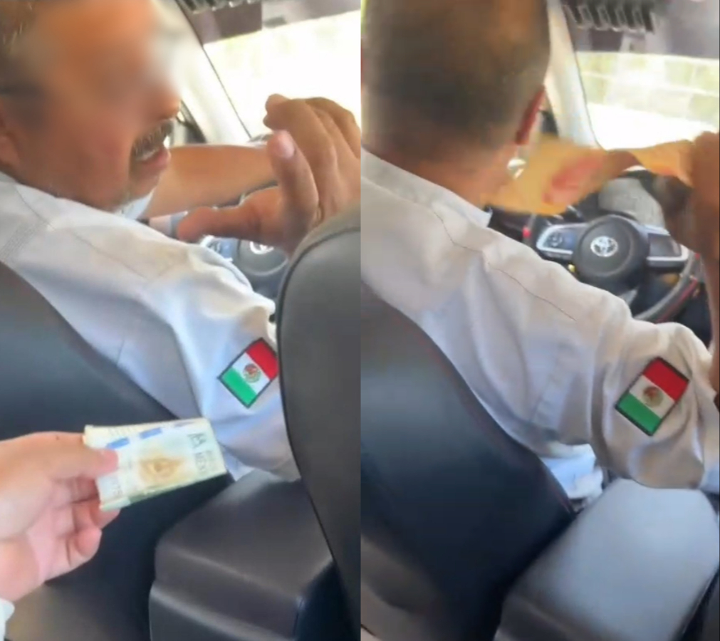Pasajera denuncia a taxista de Tulum por presunto cobro excesivo y circular en sentido contrario