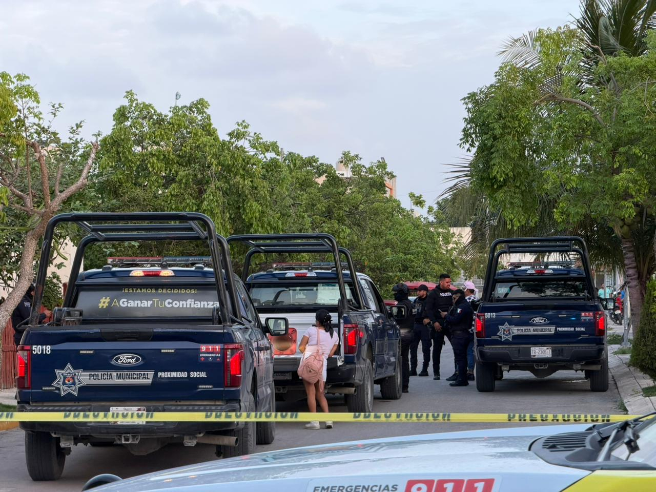 La vivienda donde fue hallado el cuerpo quedó bajo resguardo de la Fiscalía General del Estado