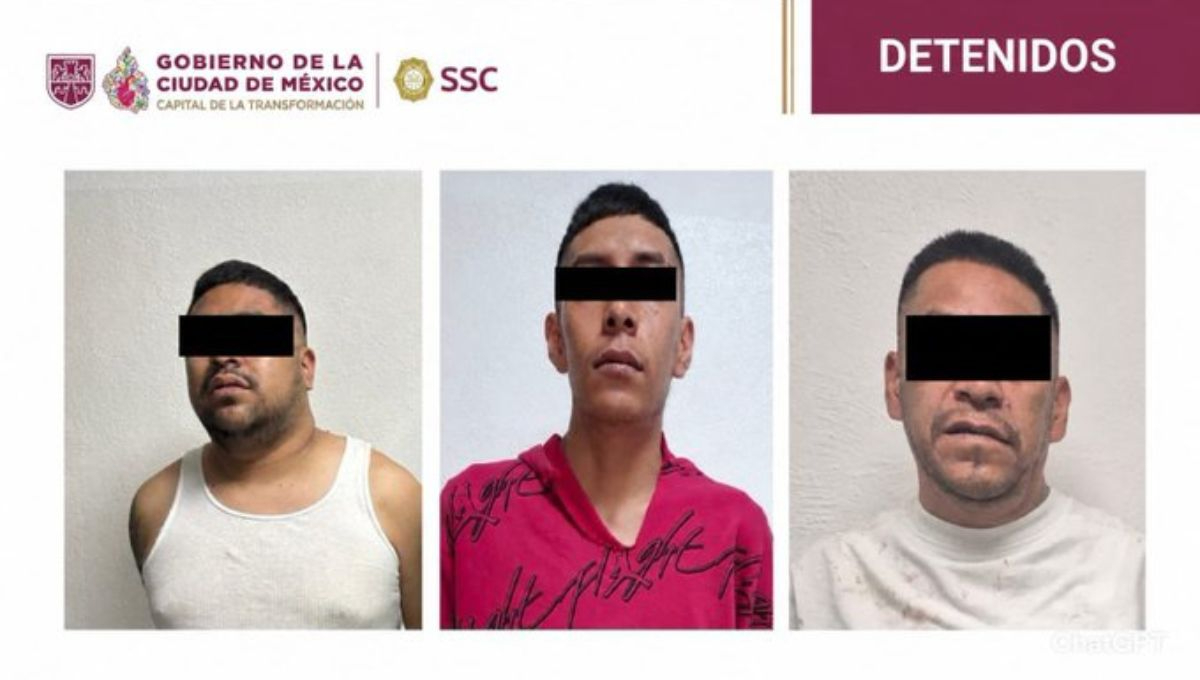 Tras su captura, los tres hombres fueron puestos a disposición de la autoridad que los requería en un centro penitenciario