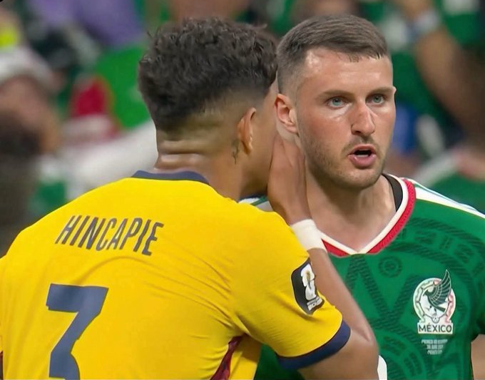 El momento exacto del error de Hincapié