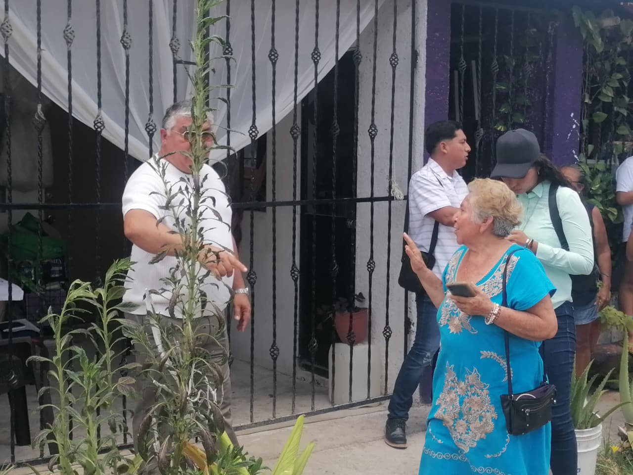 La adulta mayor fue desalojada por su propia hija.