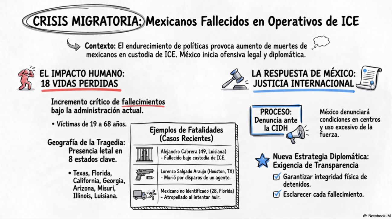 Los casos han incrementado la preocupación del Gobierno de México, y por ello se anunció una nueva estrategia diplomática