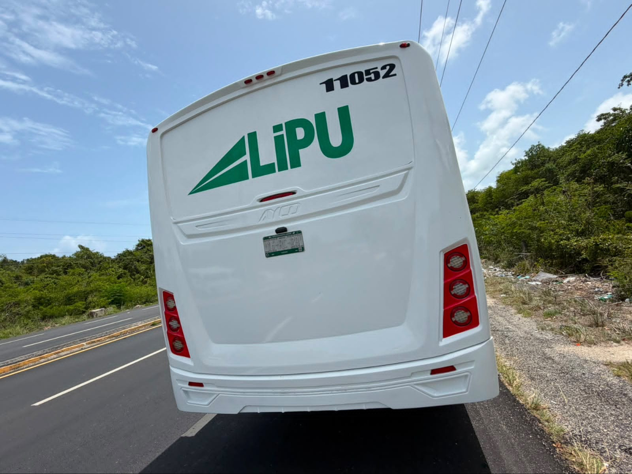 La unidad de transporte fue asegurada y posteriormente retirada mediante una grúa