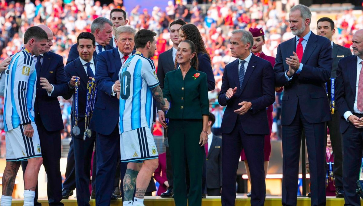 La presidenta Claudia Sheinbaum decidió asistir a la final de la Copa Mundial de la FIFA 2026 tras recibir una invitación personal de su homólogo, Donald Trump