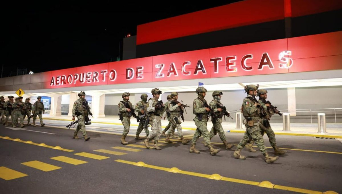 El despliegue ocurre después de hechos violentos que dejaron 10 personas asesinadas en distintos puntos de Zacatecas