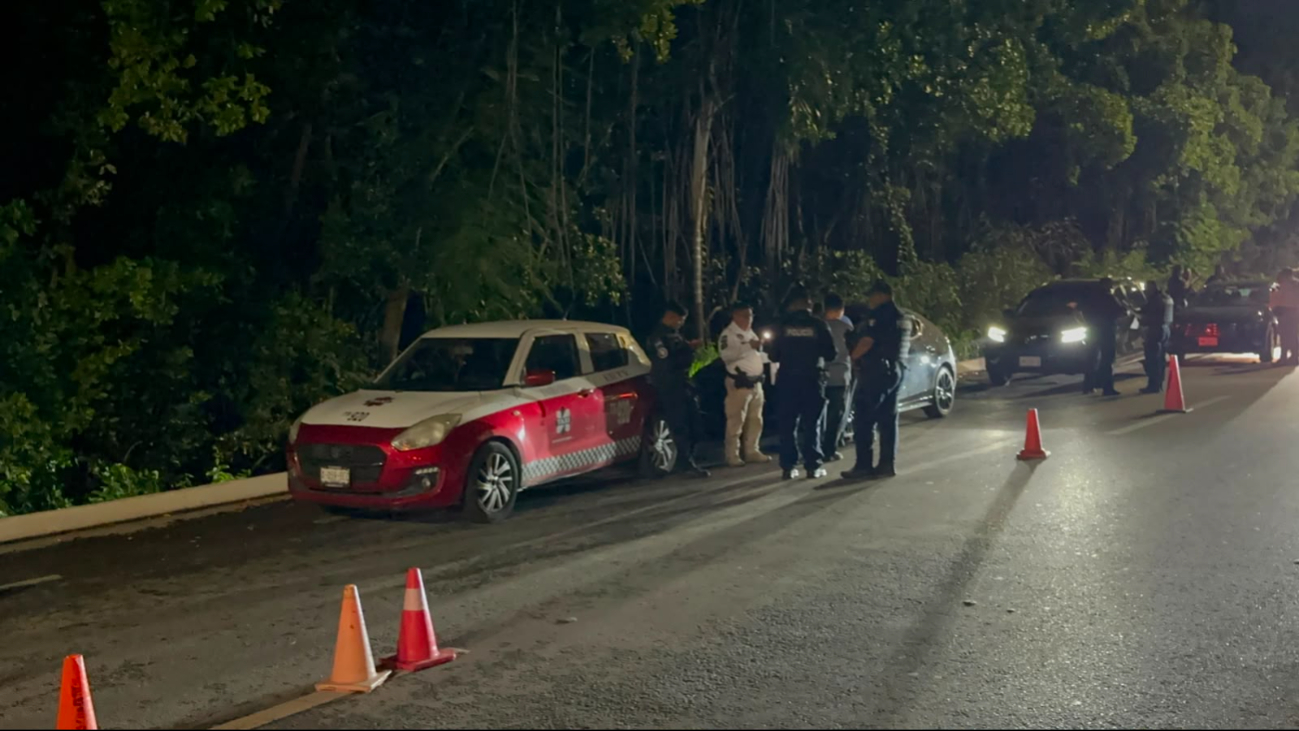 Se realizó un operativo de alcoholimetría en la avenida Costera de Campeche.
