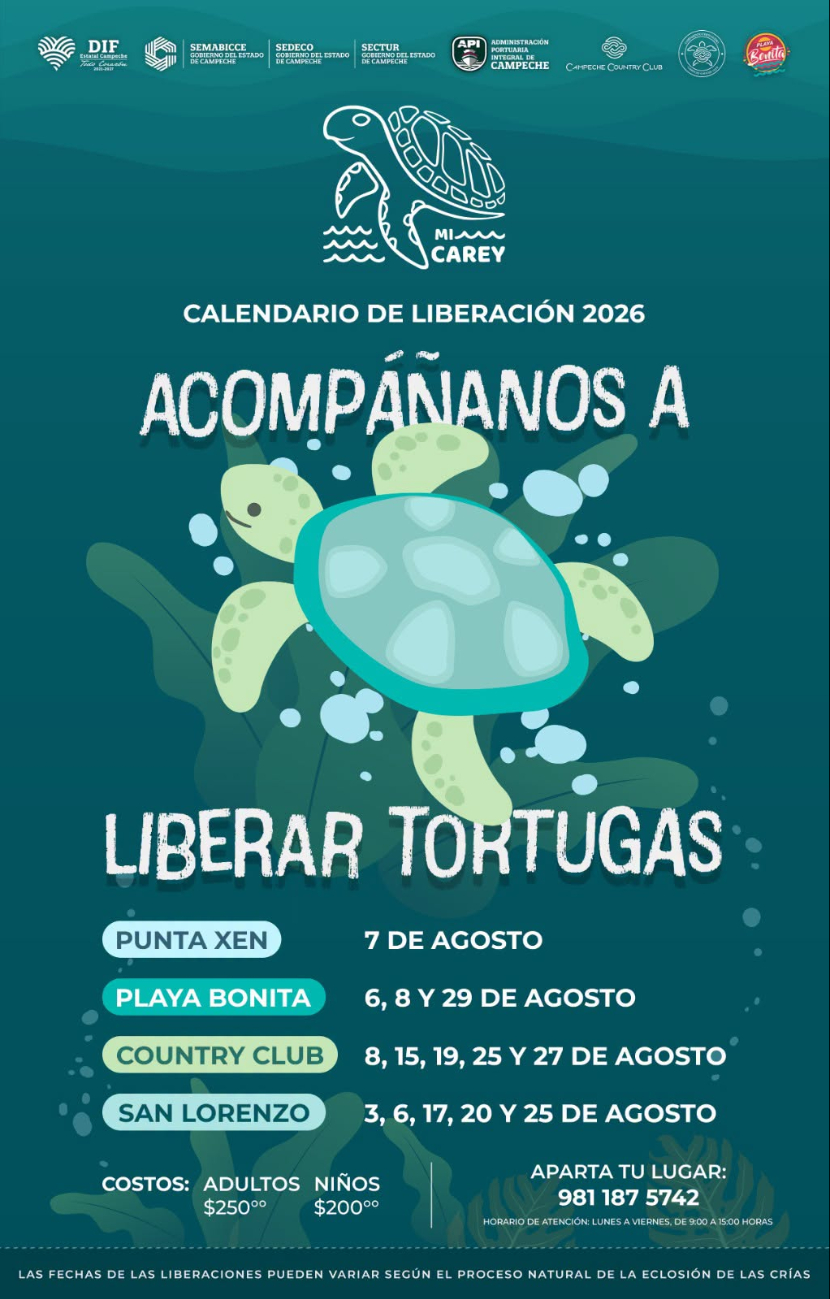 Las sedes confirmadas son Punta Xen, Playa Bonita, Campeche Country Club y San Lorenzo.