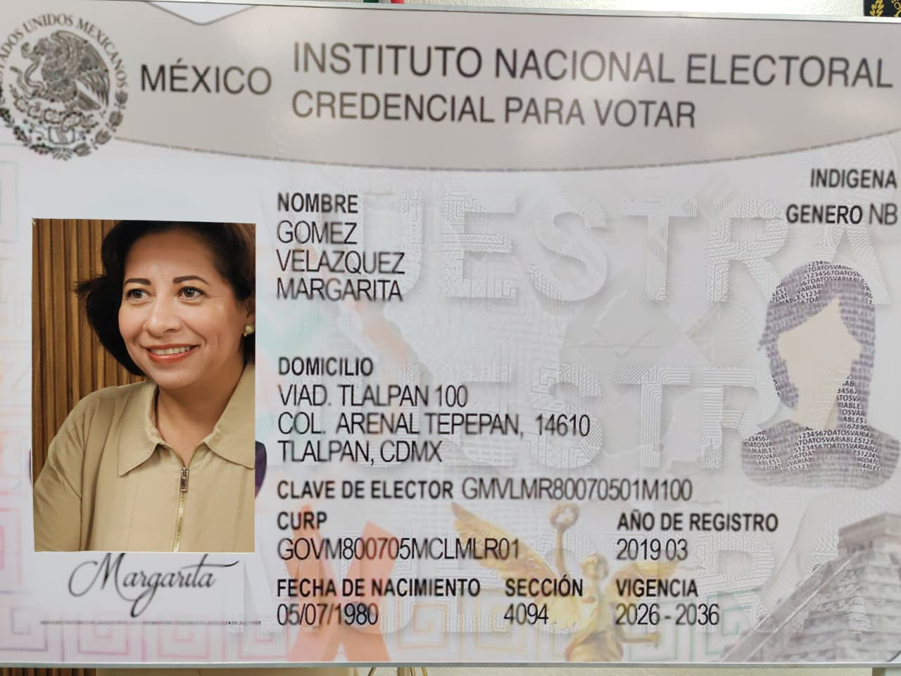 Así es la nueva credencial del INE con más candados de seguridad