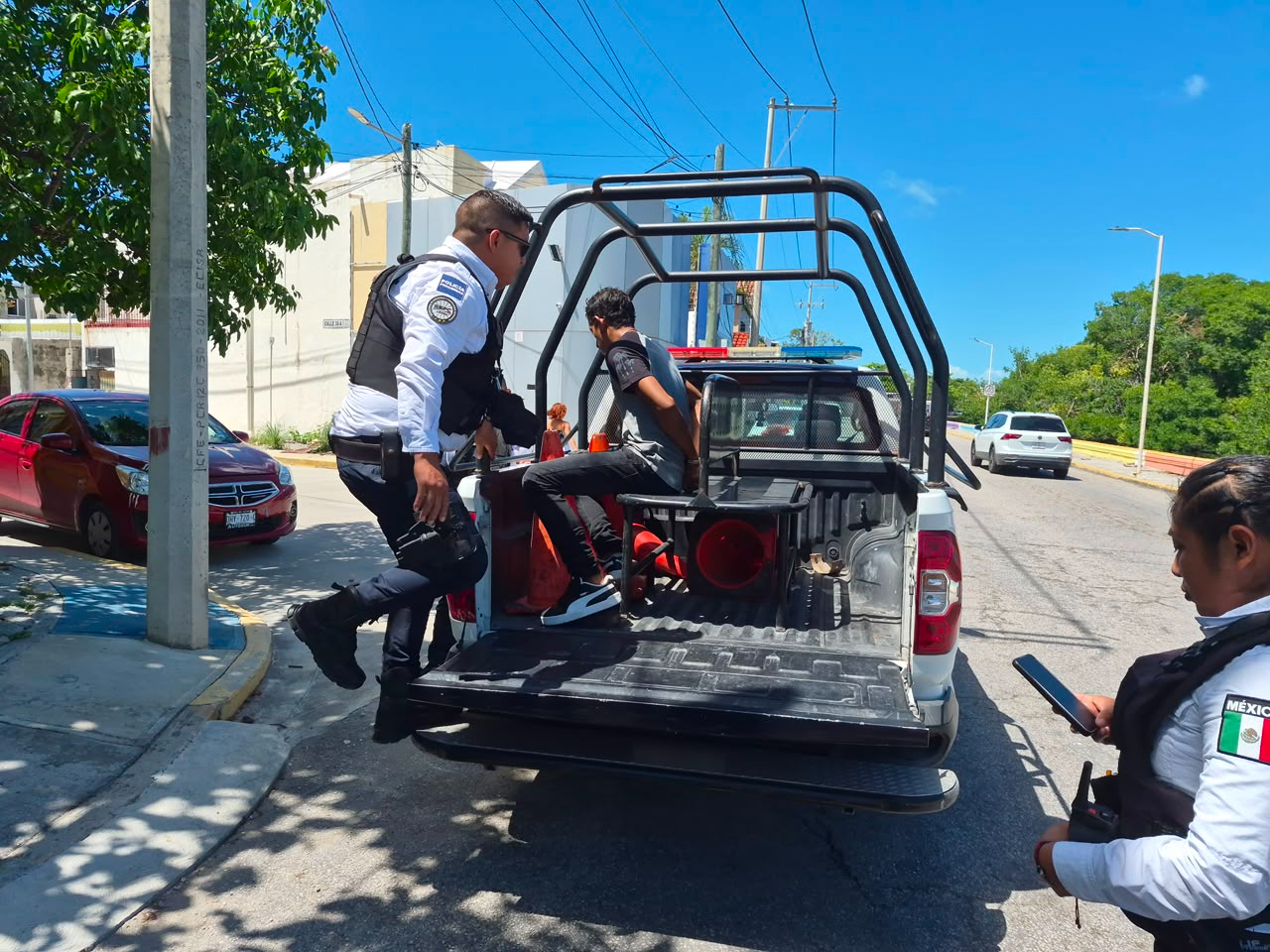 El hombre fue puesto a disposición del Ministerio Público.