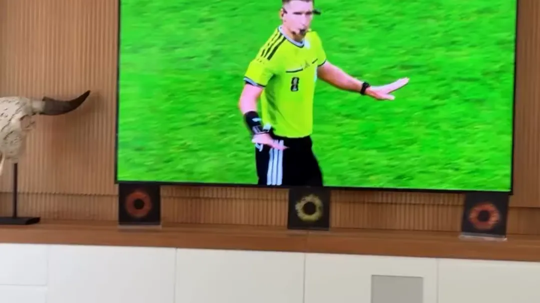 Sebastián Rulli celebra la clasificación de Argentina.