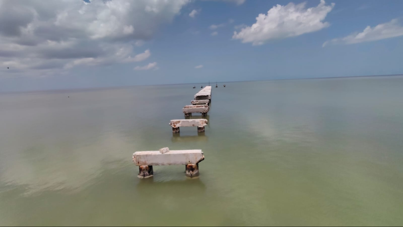Los pobladores piden la construcción urgente de un nuevo muelle.